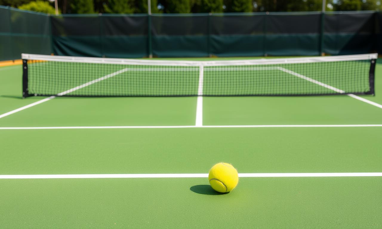 瞄準網球場上的完美一擊